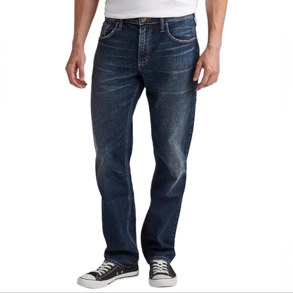 Silver Jeans Grayson Relaxed Straight Leg Denim Jeans - Picture 10 of 10